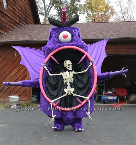 purple people eater costume|More.